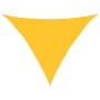 Toldo de vela triangular HDPE amarillo 160 g/m² 5x5x6 m en Sombrillas | Comprar online en Foru.es