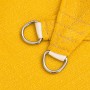 Toldo de vela triangular HDPE amarillo 160 g/m² 6x6x6 m en Sombrillas | Comprar online en Foru.es