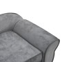 Sofá para perros felpa gris 72x45x30 cm de vidaXL, Camas para perros - Ref: Foro24-170951, Precio: 90,23 €, Descuento: %
