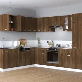 Armario colgante madera ingeniería roble marrón 60x31x60 cm de vidaXL, Armarios de cocina - Ref: Foro24-815113, Precio: 64,40...