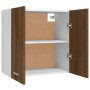 Armario colgante madera ingeniería roble marrón 60x31x60 cm de vidaXL, Armarios de cocina - Ref: Foro24-815113, Precio: 64,40...
