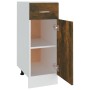 Armario bajo de cocina madera de ingeniería roble ahumado de vidaXL, Armarios de cocina - Ref: Foro24-815567, Precio: 55,96 €...