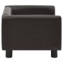 Sofá para perros felpa y cuero sintético marrón 60x43x30 cm de vidaXL, Camas para perros - Ref: Foro24-170961, Precio: 74,27 ...