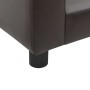 Sofá para perros felpa y cuero sintético marrón 60x43x30 cm de vidaXL, Camas para perros - Ref: Foro24-170961, Precio: 74,27 ...