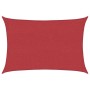 Toldo de vela rojo HDPE 160 g/m² 2x2,5 m en Sombrillas | Comprar online en Foru.es