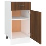 Armario bajo cocina madera ingeniería marrón 40x46x81,5 cm de vidaXL, Armarios de cocina - Ref: Foro24-815572, Precio: 54,16 ...