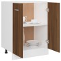 Armario de horno madera ingeniería roble ahumado 60x46x81,5 cm de vidaXL, Armarios de cocina - Ref: Foro24-815563, Precio: 64...