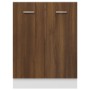 Armario de horno madera ingeniería roble ahumado 60x46x81,5 cm de vidaXL, Armarios de cocina - Ref: Foro24-815563, Precio: 64...