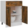 Armario bajo de cocina madera ingeniería roble ahumado de vidaXL, Armarios de cocina - Ref: Foro24-815576, Precio: 82,45 €, D...