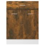 Armario bajo de cocina madera ingeniería roble ahumado de vidaXL, Armarios de cocina - Ref: Foro24-815576, Precio: 82,45 €, D...