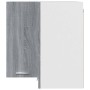Armario colgante de esquina madera de ingeniería gris sonoma de vidaXL, Armarios de cocina - Ref: Foro24-815598, Precio: 74,9...