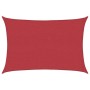 Toldo de vela rojo HDPE 160 g/m² 2,5x4 m en Sombrillas | Comprar online en Foru.es