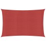 Toldo de vela HDPE rojo 160 g/m² 2,5x5 m en Sombrillas | Comprar online en Foru.es