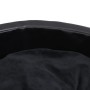 Cama para perros felpa y cuero sintético negro 99x89x21 cm de vidaXL, Camas para perros - Ref: Foro24-171264, Precio: 90,33 €...