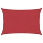 Toldo de vela rojo HDPE 160 g/m² 3x4,5 m en Sombrillas | Comprar online en Foru.es