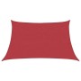 Toldo de vela HDPE rojo 160 g/m² 3/4x2 m en Sombrillas | Comprar online en Foru.es