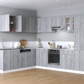 Armario colgante madera ingeniería gris Sonoma 60x31x60 cm de vidaXL, Armarios de cocina - Ref: Foro24-815112, Precio: 62,68 ...