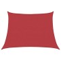 Toldo de vela HDPE rojo 160 g/m² 4/5x3 m en Sombrillas | Comprar online en Foru.es