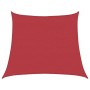 Toldo de vela rojo HDPE 160 g/m² 4/5x4 m en Sombrillas | Comprar online en Foru.es