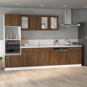 Armario bajo fregadero madera ingeniería marrón 80x46x81,5 cm de vidaXL, Armarios de cocina - Ref: Foro24-815566, Precio: 68,...
