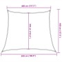 Toldo de vela rojo HDPE 160 g/m² 4/5x4 m en Sombrillas | Comprar online en Foru.es