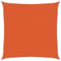 Toldo de vela cuadrado HDPE naranja 160 g/m² 4,5x4,5 m en Sombrillas | Comprar online en Foru.es