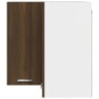 Armario colgante de esquina madera de ingeniería marrón roble de vidaXL, Armarios de cocina - Ref: Foro24-815599, Precio: 68,...