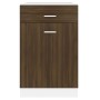 Armario bajo de cocina madera ingeniería marrón roble de vidaXL, Armarios de cocina - Ref: Foro24-815575, Precio: 59,62 €, De...