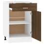 Armario bajo de cocina madera ingeniería marrón roble de vidaXL, Armarios de cocina - Ref: Foro24-815575, Precio: 59,62 €, De...