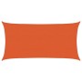 Toldo de vela naranja HDPE 160 g/m² 2,5x4,5 m en Sombrillas | Comprar online en Foru.es