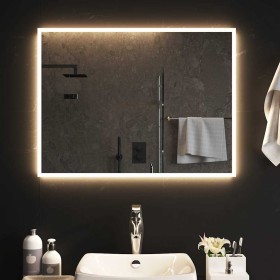 Espejo de baño con LED 80x60 cm en Espejos | Comprar online en Foru.es