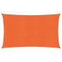 Toldo de vela rectangular HDPE naranja 160 g/m² 4x7 m en Sombrillas | Comprar online en Foru.es
