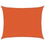 Toldo de vela rectangular HDPE naranja 160 g/m² 6x7 m en Sombrillas | Comprar online en Foru.es