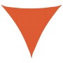 Toldo de vela triangular HDPE naranja 160 g/m² 4,5x4,5x4,5 m en Sombrillas | Comprar online en Foru.es