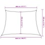 Toldo de vela trapecio HDPE naranja 160 g/m² 4/5x3 m en Sombrillas | Comprar online en Foru.es