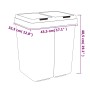 Cubo de basura doble blanco 2x25 L de vidaXL, Cubos de la basura y papeleras - Ref: Foro24-154981, Precio: 54,39 €, Descuento: %