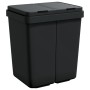 Cubo de basura doble gris antracita 2x25 L de vidaXL, Cubos de la basura y papeleras - Ref: Foro24-154982, Precio: 64,71 €, D...