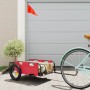 Remolque para bicicletas hierro y tela Oxford rojo de vidaXL, Remolques para bicicletas - Ref: Foro24-94160, Precio: 77,74 €,...