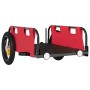 Remolque para bicicletas hierro y tela Oxford rojo de vidaXL, Remolques para bicicletas - Ref: Foro24-94160, Precio: 77,74 €,...