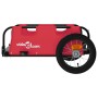 Remolque para bicicletas hierro y tela Oxford rojo de vidaXL, Remolques para bicicletas - Ref: Foro24-94160, Precio: 77,74 €,...