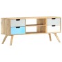 Mueble para TV de madera maciza de mango 110x35x48 cm de vidaXL, Muebles TV - Ref: Foro24-286483, Precio: 118,35 €, Descuento: %
