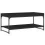 Mesa de centro madera de ingeniería negro 100x49x45 cm de vidaXL, Mesas de centro - Ref: Foro24-832803, Precio: 46,42 €, Desc...