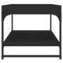 Mesa de centro madera de ingeniería negro 100x49x45 cm de vidaXL, Mesas de centro - Ref: Foro24-832803, Precio: 46,42 €, Desc...