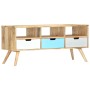 Mueble para TV de madera maciza de mango 110x35x48 cm de vidaXL, Muebles TV - Ref: Foro24-286484, Precio: 148,24 €, Descuento: %