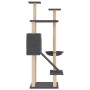 Rascador para gatos con postes de sisal gris oscuro 153 cm de vidaXL, Mobiliario para gatos - Ref: Foro24-171752, Precio: 57,...