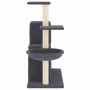Rascador para gatos con postes de sisal gris oscuro 83 cm de vidaXL, Mobiliario para gatos - Ref: Foro24-171767, Precio: 48,4...