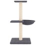 Rascador para gatos con postes de sisal gris oscuro 72 cm de vidaXL, Mobiliario para gatos - Ref: Foro24-171770, Precio: 28,4...