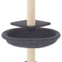 Rascador para gatos con postes de sisal gris oscuro 72 cm de vidaXL, Mobiliario para gatos - Ref: Foro24-171770, Precio: 28,4...