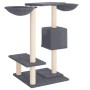 Rascador para gatos con postes gris oscuro 82 cm de vidaXL, Mobiliario para gatos - Ref: Foro24-171761, Precio: 46,50 €, Desc...