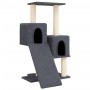 Rascador para gatos con postes de sisal gris oscuro 82 cm de vidaXL, Mobiliario para gatos - Ref: Foro24-171779, Precio: 40,6...